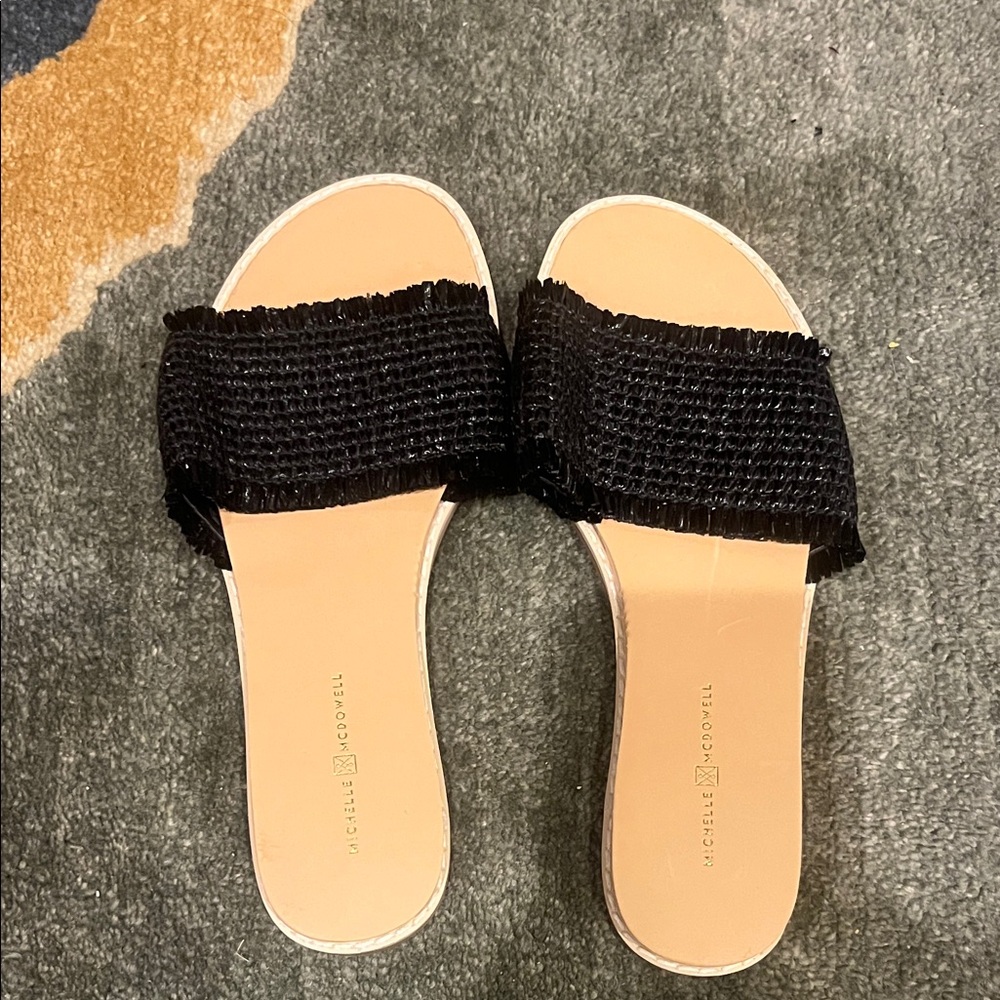 Michael Kors Elegant Black Slide Sandals